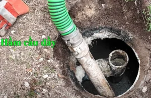 hút hầm cầu đầy