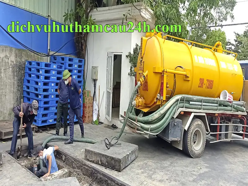 Hút bể phốt tại khu vực Miền Bắc