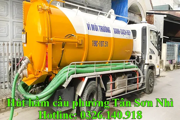 dịch vụ hút hầm cầu phường Tân Sơn Nhì