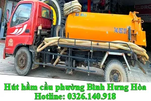 hút hầm cầu phường Bình Hưng Hòa