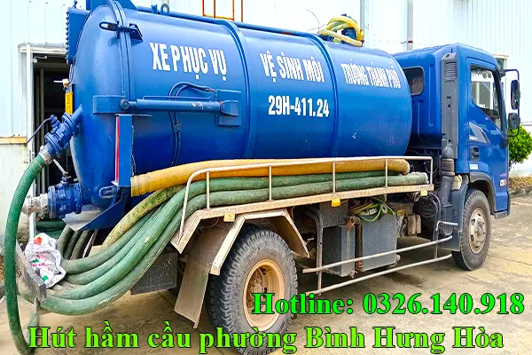 hút hầm cầu phường Bình Hưng Hòa, TPHCM