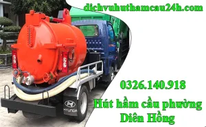 hút hầm cầu phường Diên Hồng
