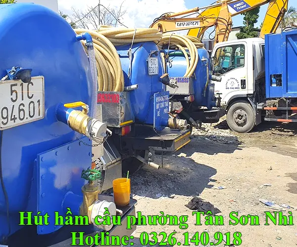 hút hầm cầu phường Tân Sơn Nhì chuyên nghiệp