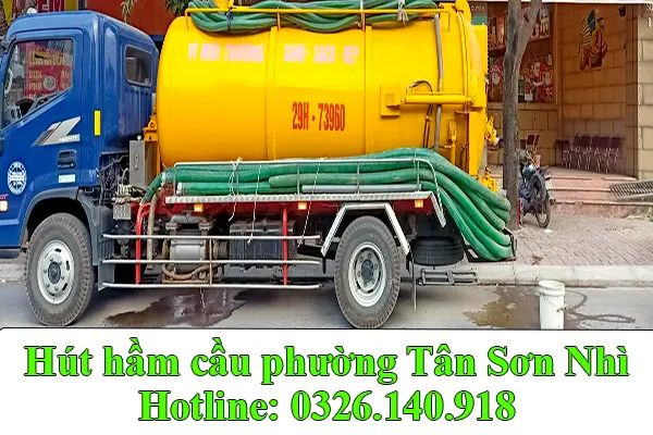 hút hầm cầu phường Tân Sơn Nhì TPHCM