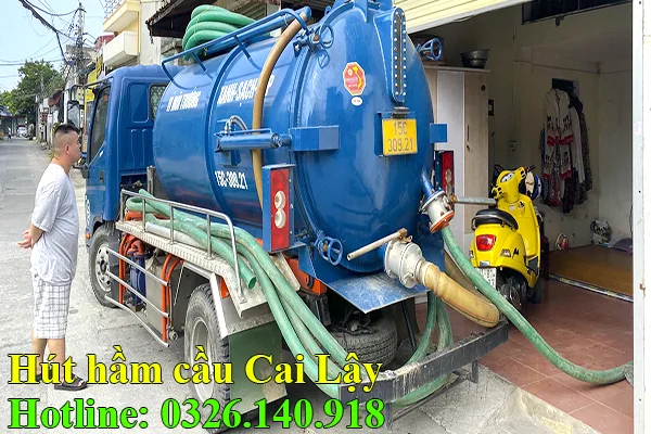 dịch vụ hút hầm cầu Cai Lậy