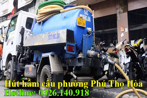 dịch vụ hút hầm cầu phường Phú Thọ Hòa