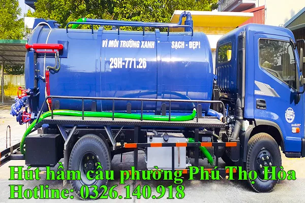 hút hầm cầu phường Phú Thọ Hòa chuyên nghiệp