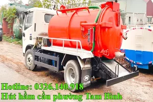 hút hầm cầu phường Tam Bình