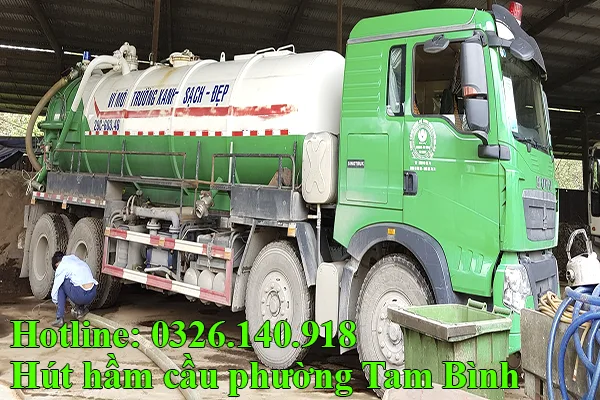 Hút hầm cầu phường Tam Bình, TPHCM gọi hotline 0326.140.918 hút hầm cầu phường Tam Bình chuyên nghiệp