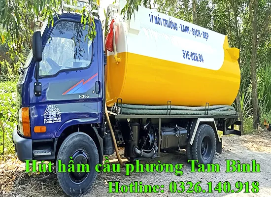 Hút hầm cầu phường Tam Bình, TPHCM gọi hotline 0326.140.918 hút hầm cầu phường Tam Bình, TPHCM