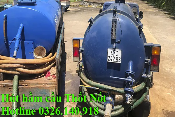 hút hầm cầu Thốt Nốt chuyên nghiệp