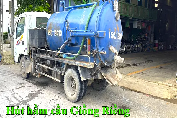 dịch vụ hút hầm cầu Giồng Riềng