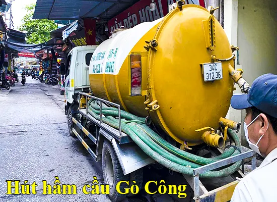 dịch vụ hút hầm cầu Gò Công