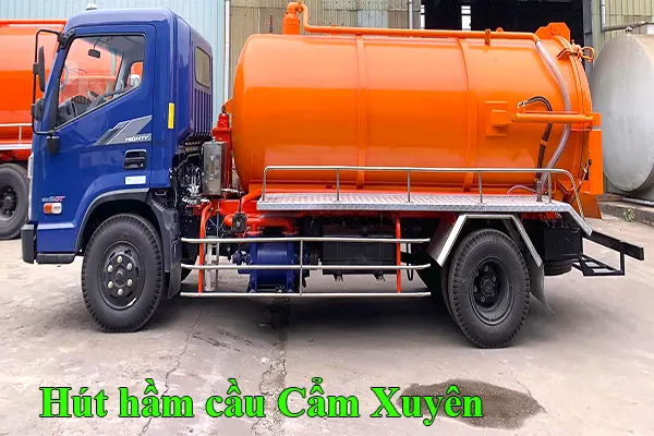 hút hầm cầu Cẩm Xuyên chuyên nghiệp