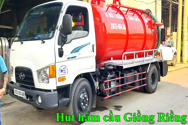 hút hầm cầu Giồng Riềng chuyên nghiệp
