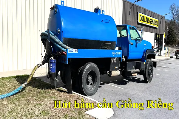 hút hầm cầu Giồng Riềng giá rẻ