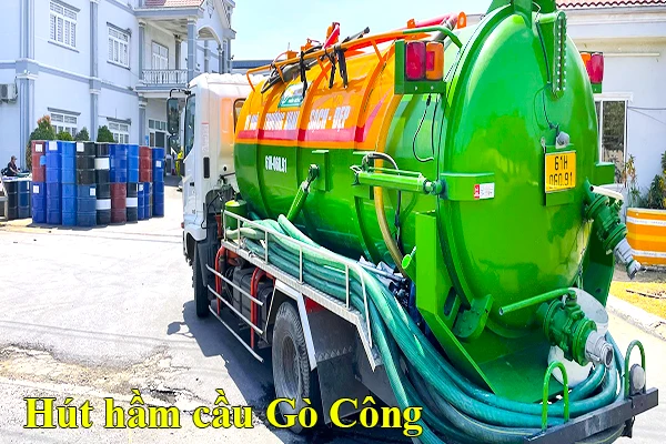 hút hầm cầu Gò Công giá rẻ