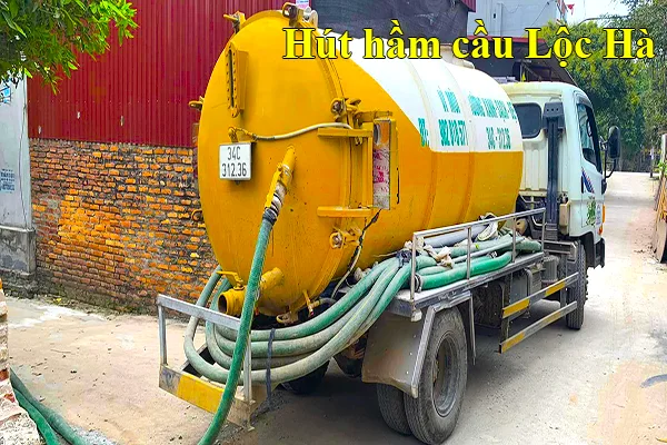 hút hầm cầu Lộc Hà giá rẻ