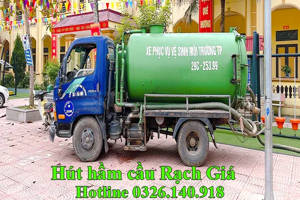 hút hầm cầu Rạch Giá chuyên nghiệp