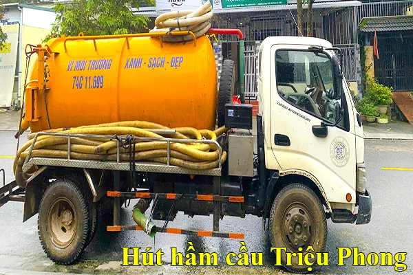 hút hầm cầu Triệu Phong chuyên nghiệp